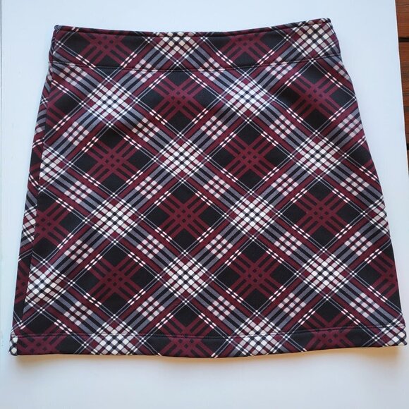 Athleta Thermal Tech Plaid Mini Skirt Women's Size XS  Activewear Gorpcore - Picture 1 of 7